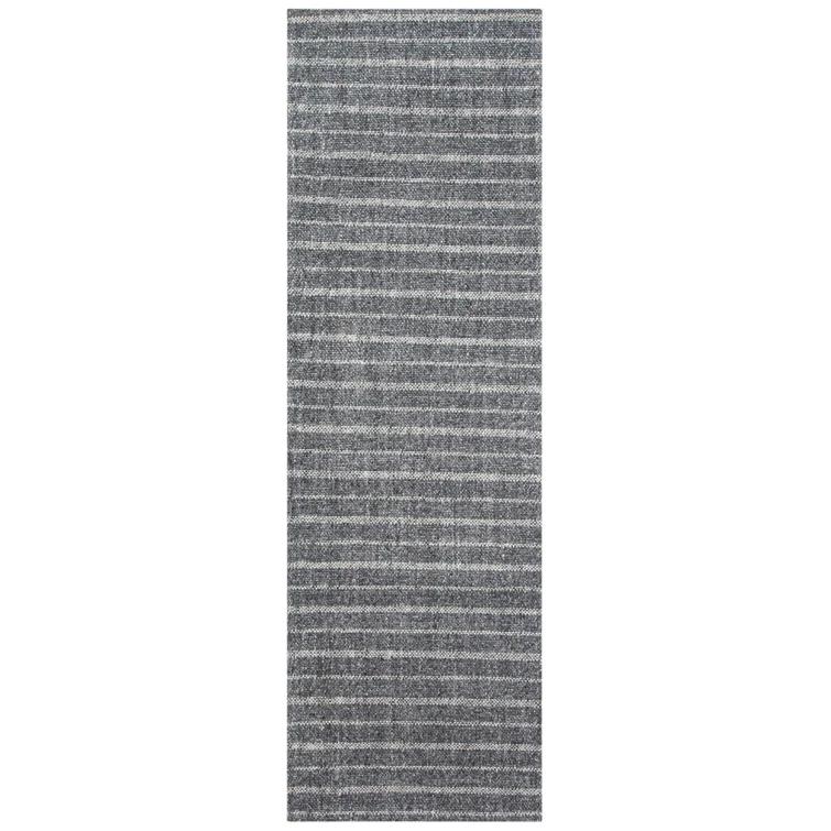 Miles Lauren Ralph Lauren Hand Woven Wool, Viscose Striped Rug