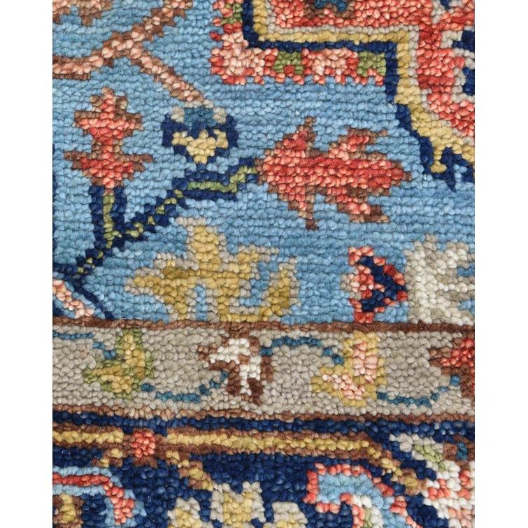 Handmade Geometric Wool 8' x 10' Rectangular Rug