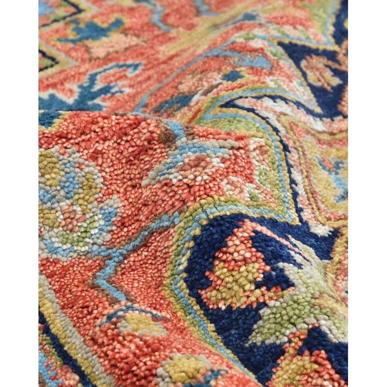 Handmade Geometric Wool 8' x 10' Rectangular Rug