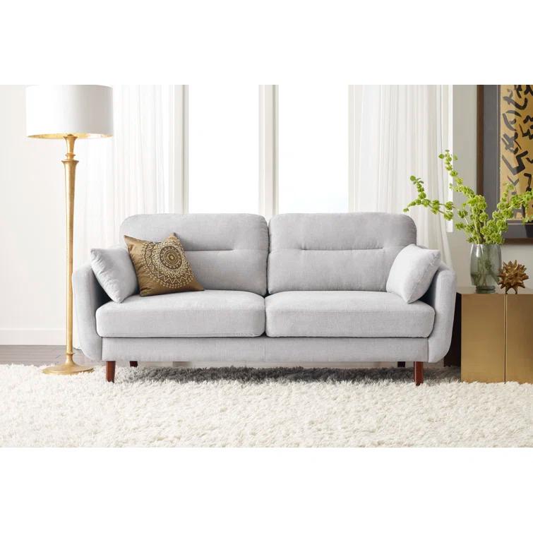 Serta Sierra 73" Linen Flared Arm Sofa