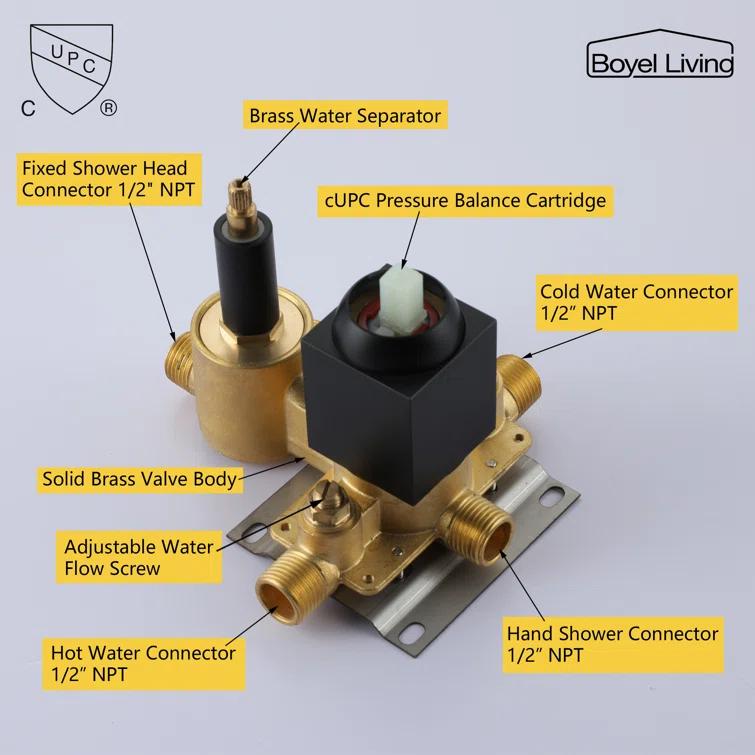 with Rough in-Valve