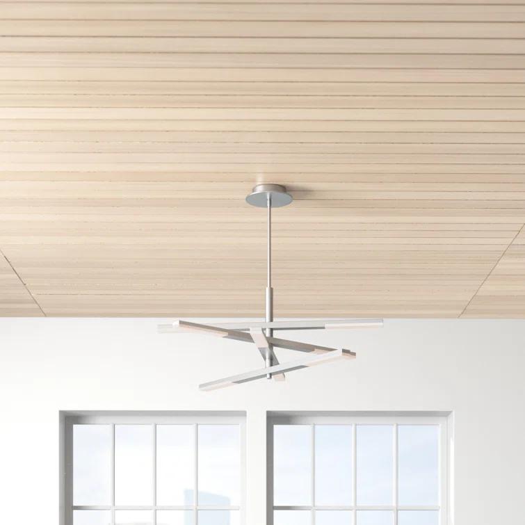 Erik 8 Light Metal Dimmable LED Sputnik Chandelier