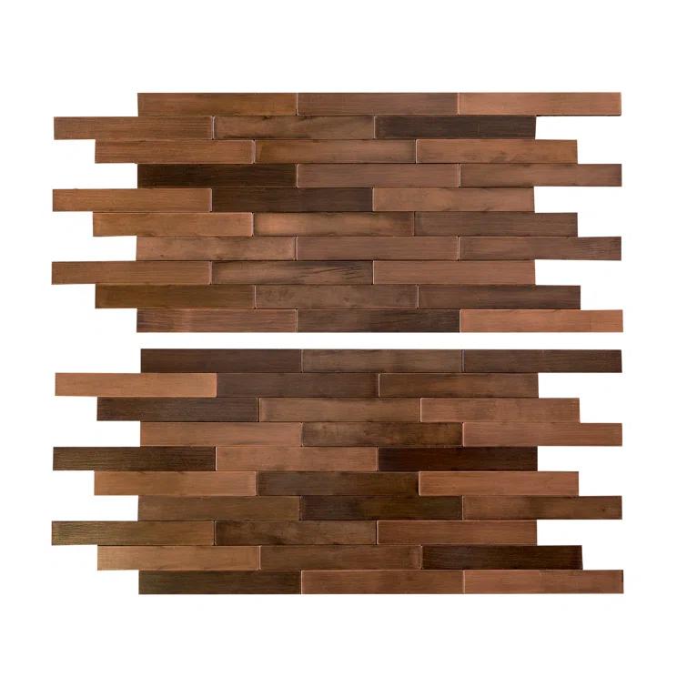 Aspect Peel & Stick Distressed Mini Metal 15 sq ft Kit