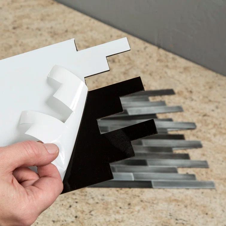 Aspect Peel & Stick Distressed Mini Metal 15 sq ft Kit