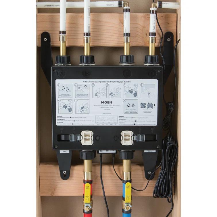 Smart Shower 4-Outlet Digital Thermostatic Shower Valve