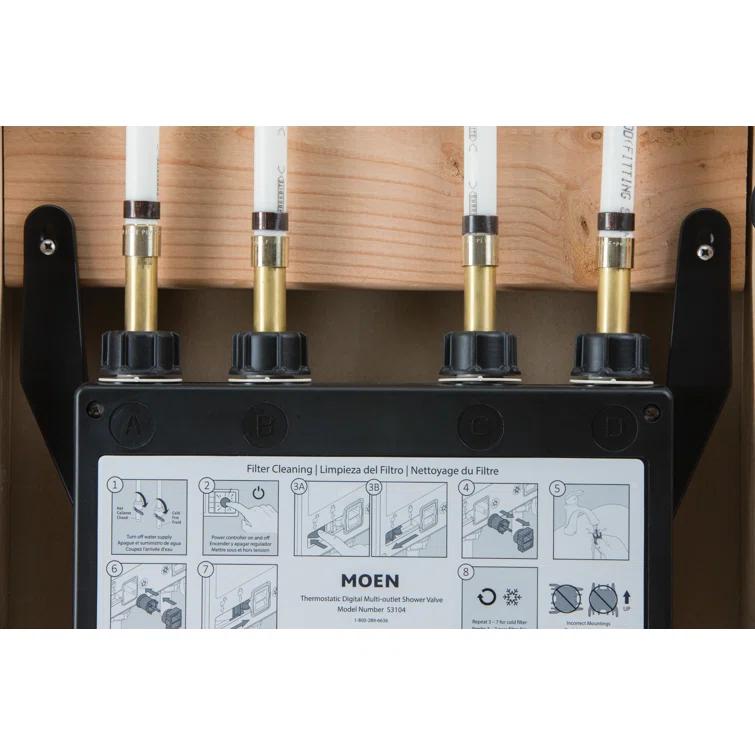 Smart Shower 4-Outlet Digital Thermostatic Shower Valve