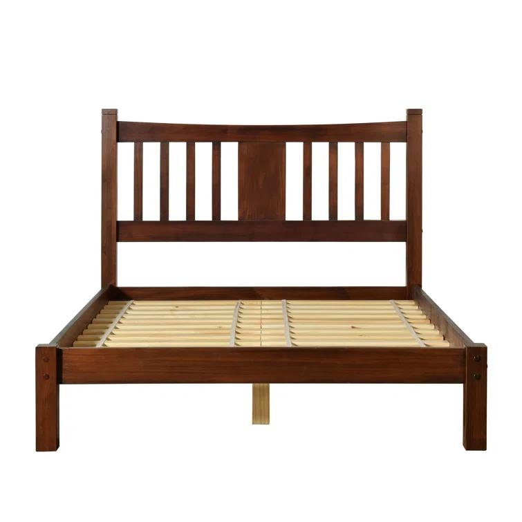 Shaker Solid Wood Slat Bed