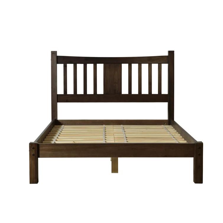 Shaker Solid Wood Slat Bed
