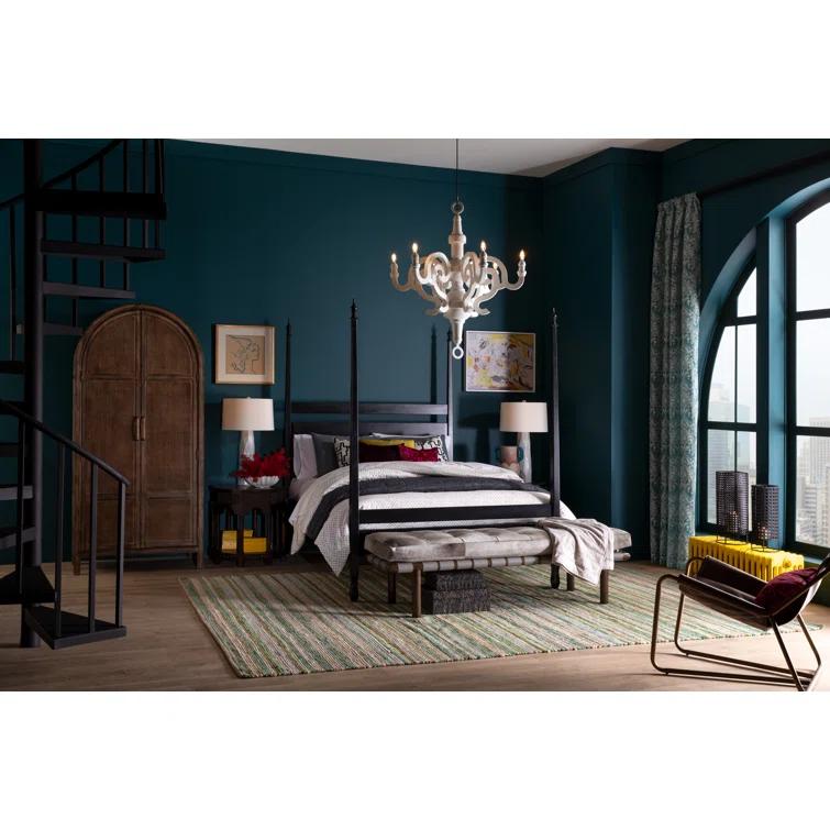 Francisco Green Handwoven Cotton Rug