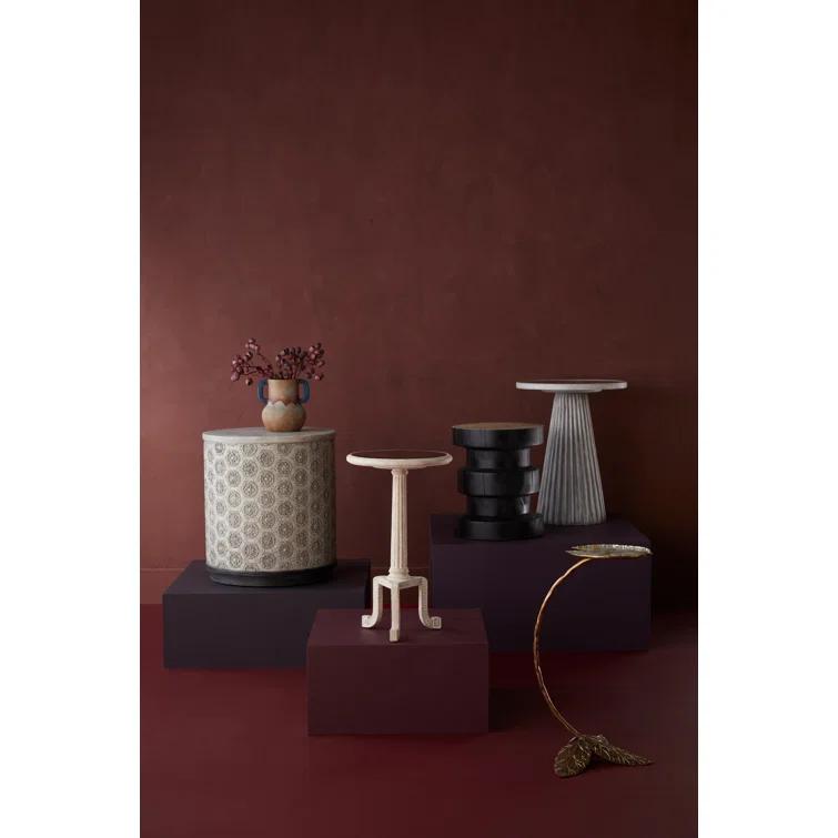 Hooker Furniture Melange Concrete Top End Table