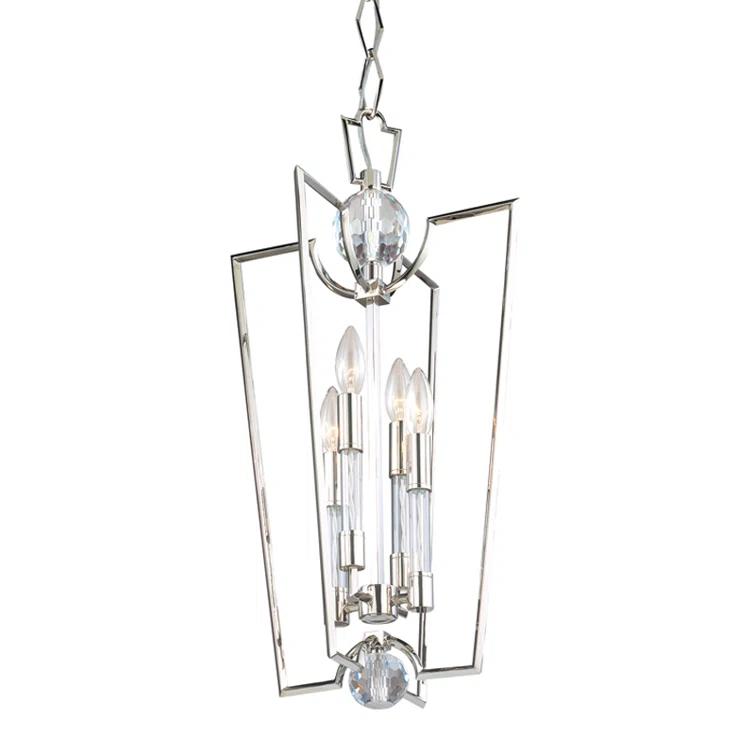 Hudson Valley Lighting Waterloo 4 - Light Glass Geometric Chandelier