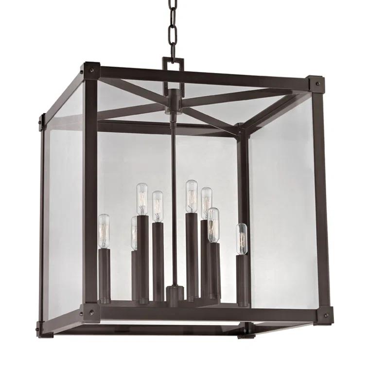 Forsyth 8 - Light Dimmable Square / Rectangle Chandelier