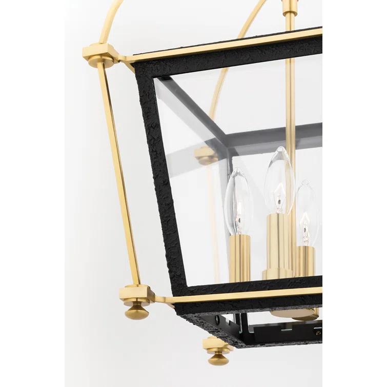 Hollis 4 - Light Dimmable Lantern Geometric Chandelier