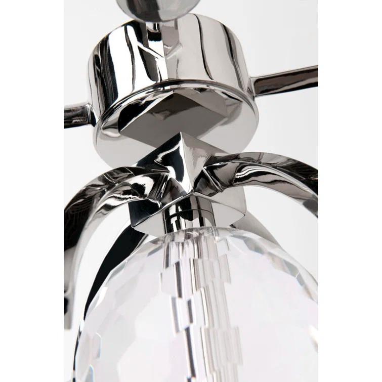 Hudson Valley Lighting Waterloo 4 - Light Glass Geometric Chandelier