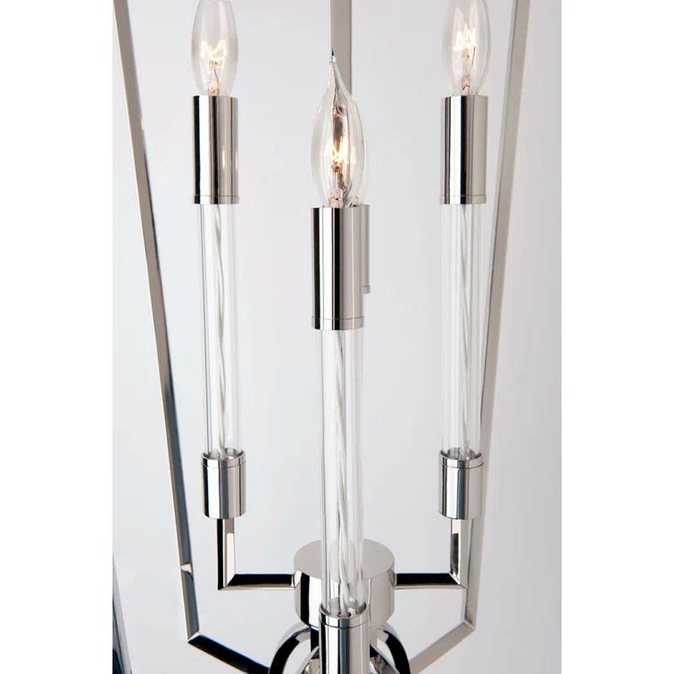 Hudson Valley Lighting Waterloo 4 - Light Glass Geometric Chandelier