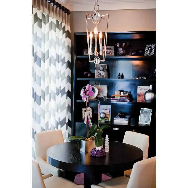 Hudson Valley Lighting Waterloo 4 - Light Glass Geometric Chandelier