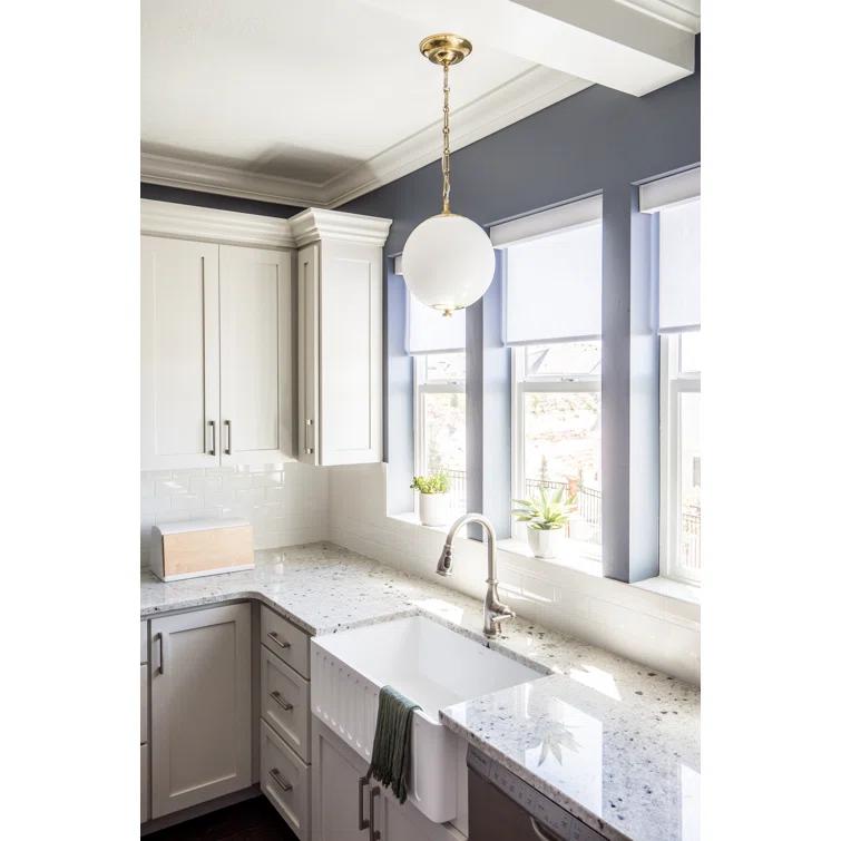 Kikki Pendant Light - Aged Brass / Small