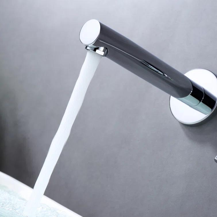 Bathroom Sink Faucet, Ssingle Handle Wall Mount Lavatory Faucet, Bathroom Vanity Faucet With Brass Rough-in Valve