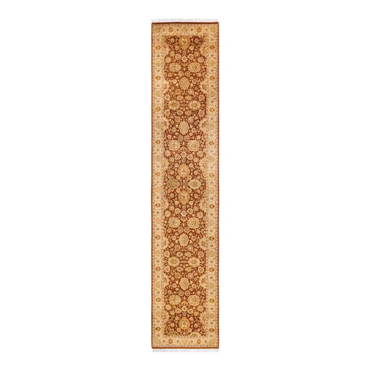 Isabelline One-of-a-Kind 2' 8" X 13' 2" 2000s Runner Wool Area Rug in Brown