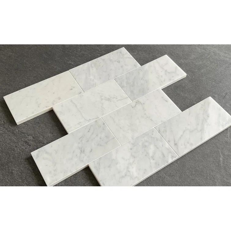 ES Stone 3" x 6" Marble Subway Wall & Floor Tile