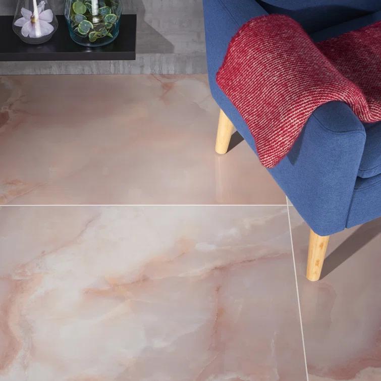 24" x 47" Porcelain Marble Look Wall & Floor Tile (15.49 Sq. Ft. / case)