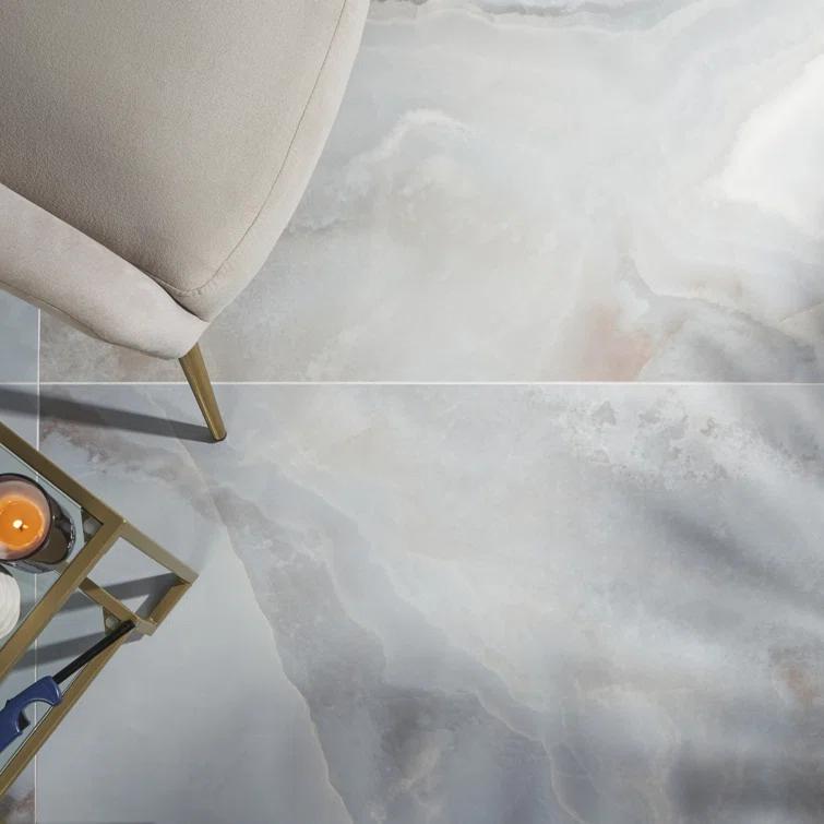 24" x 47" Porcelain Marble Look Wall & Floor Tile (15.49 Sq. Ft. / case)