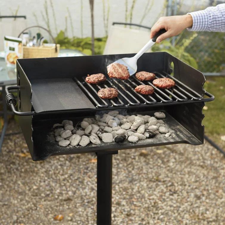 Pilot Rock 16.12'' W Portable Charcoal Grill