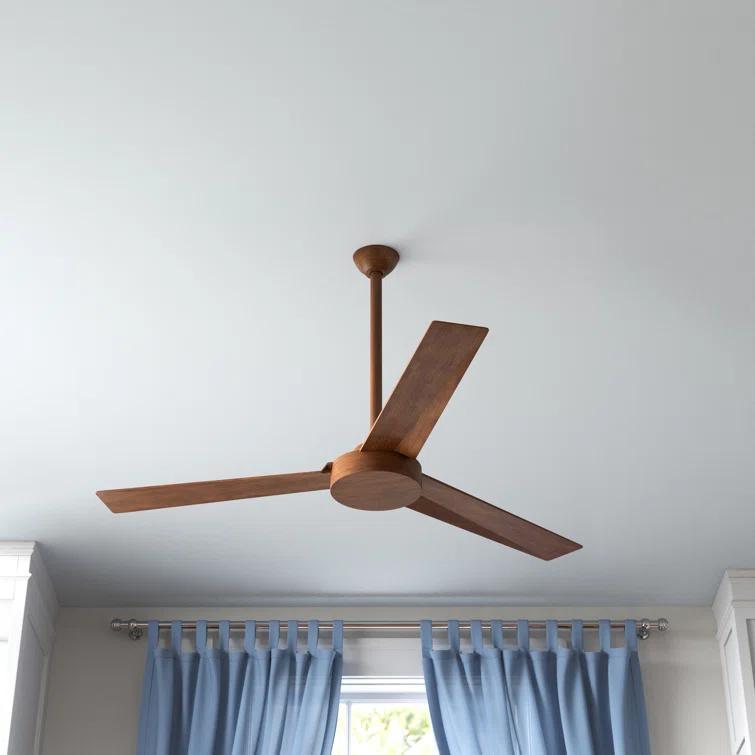 52" Roto 3 - Blade Propeller Ceiling Fan with Wall Control