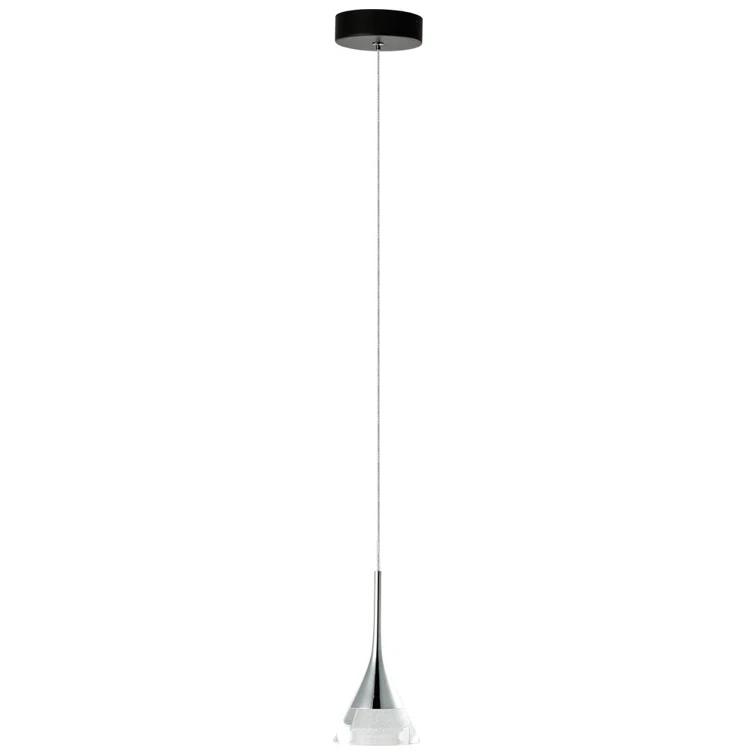 Amalfi 4.75-in Integrated LED Height Adjustable ETL Certified Pendant Light with Cone Shade