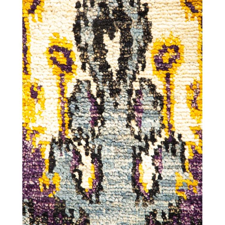 Isabelline One-of-a-Kind 4' 0" X 6' 3" 2010s Wool Area Rug in Ivory