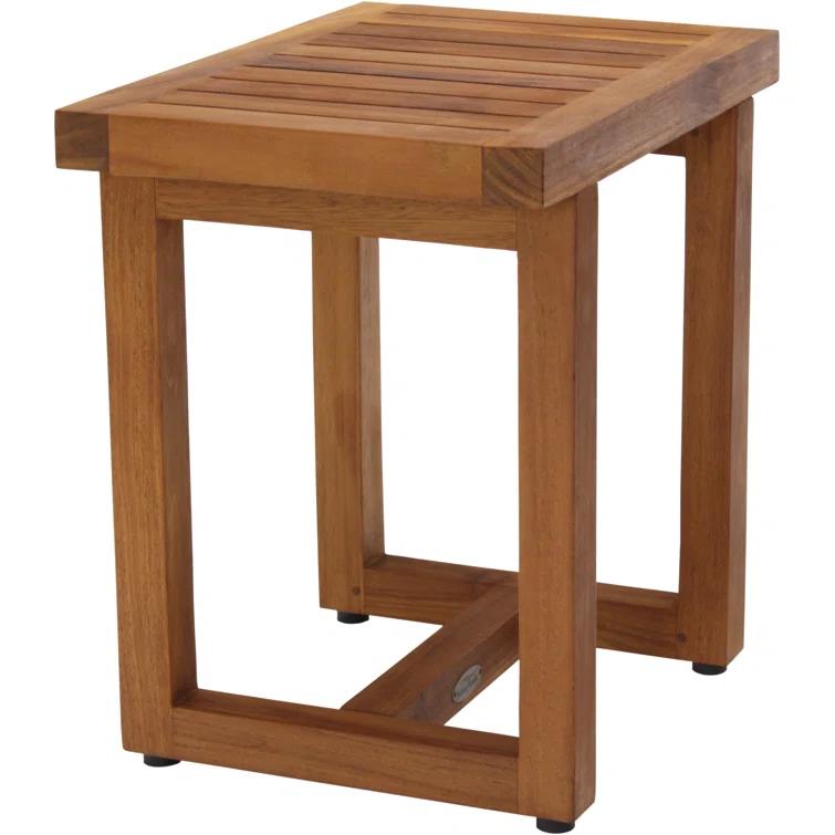 Aqua Teak Spa 17.25'' W Teak Shower Bench