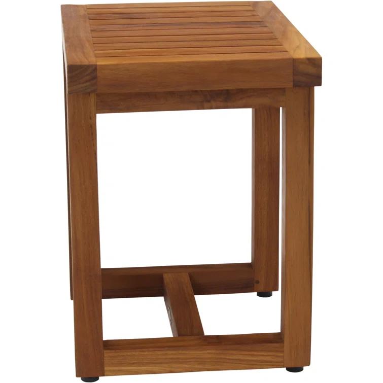 Aqua Teak Spa 17.25'' W Teak Shower Bench