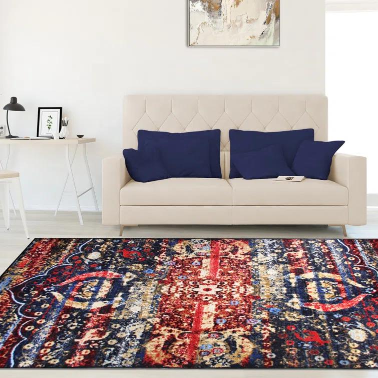 Bohemian Rustic Medallion Indoor Runner or Area Rug