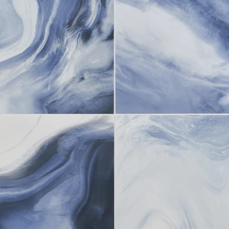 Savannah 23.62 in. x 47.24. in Polished Porcelain Marble Look Floor & Wall Tile (15.49 Sq. Ft./Case)