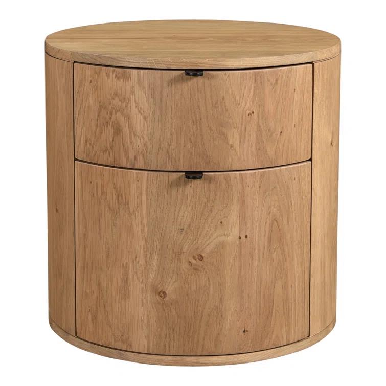 Kono 2-Drawer Nightstand - Natural