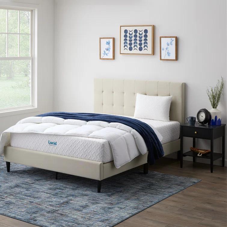 LUCID Medium Cooling Gel infused Memory Foam Mattress