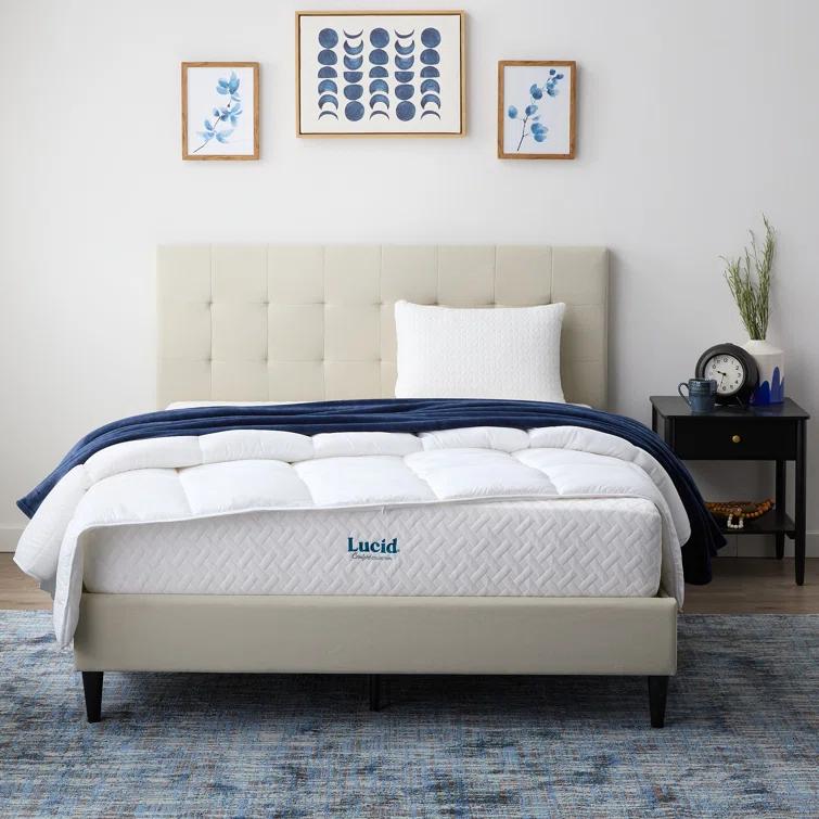 LUCID Medium Cooling Gel infused Memory Foam Mattress