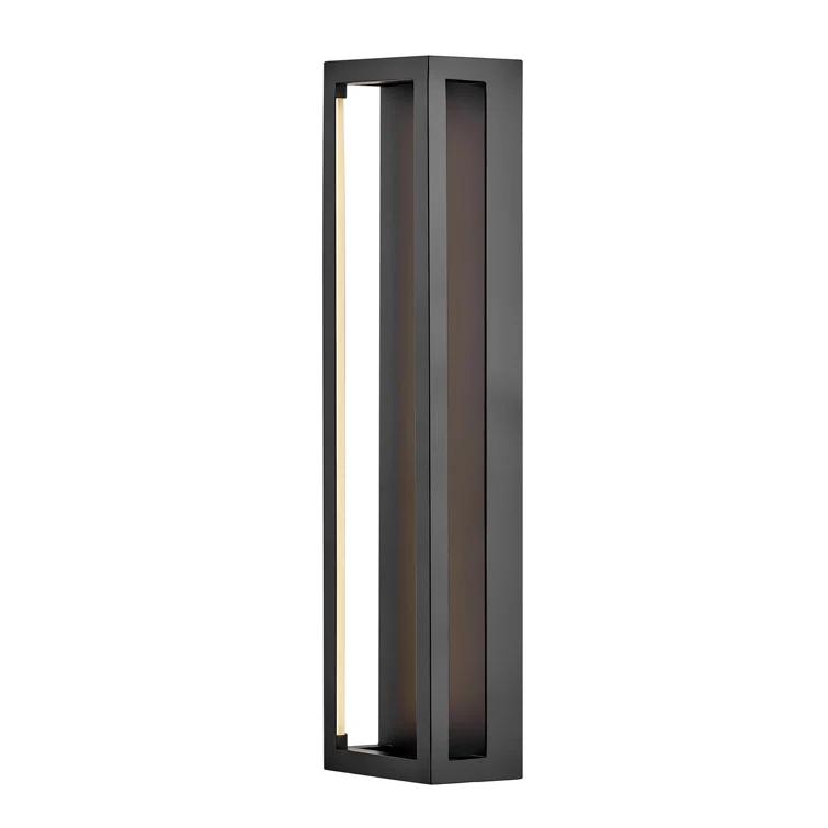 Onyx Steel LED Flush Mounted Sconce