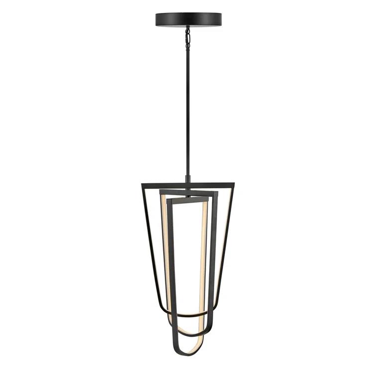 Onyx 1 - Light Black LED Unique/Statement Pendant