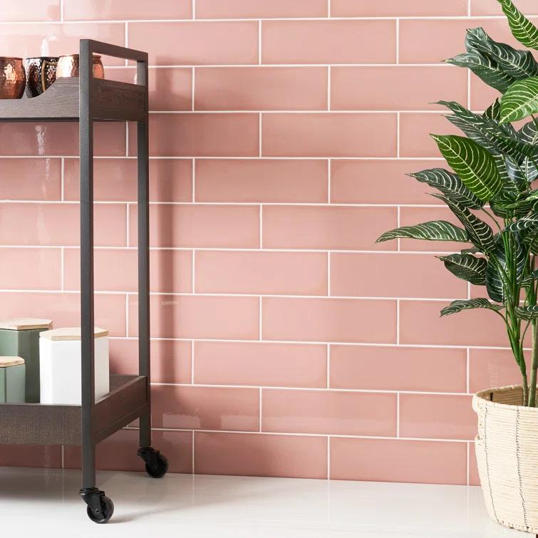 Remington 3.93 in. x 11.81 in. Polished Porcelain Subway Wall Tile (13.55 Sq. Ft. / Case)