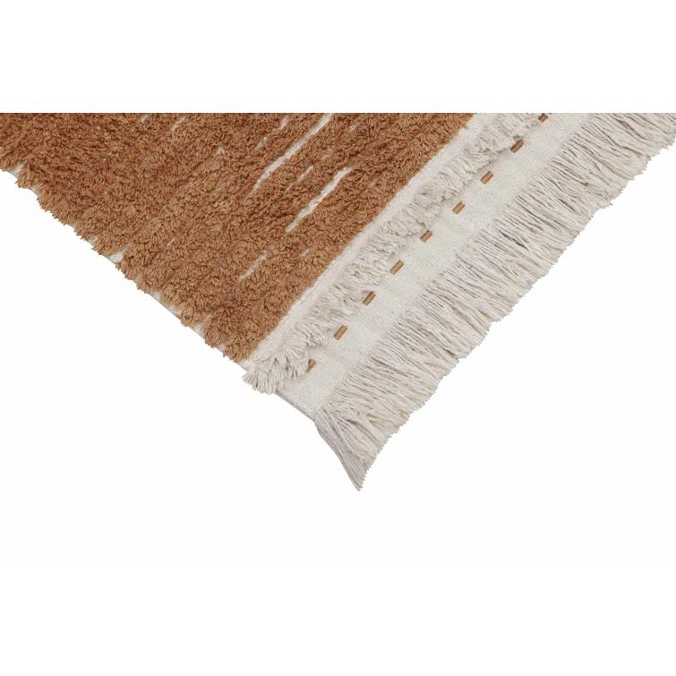 Duetto Reversible Washable Rug by Lorena Canals - Brown / 2' 7" x 7' 6"