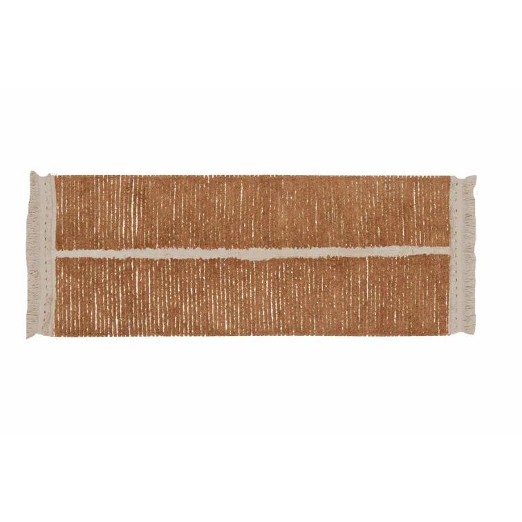 Duetto Reversible Washable Rug by Lorena Canals - Brown / 2' 7" x 7' 6"