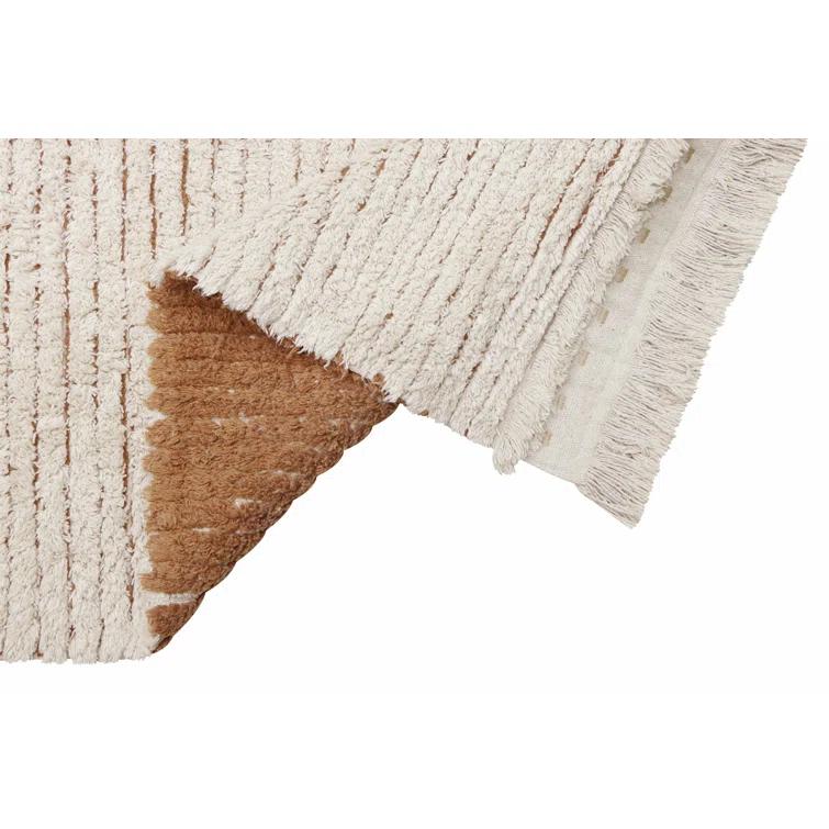Duetto Reversible Washable Rug by Lorena Canals - Brown / 2' 7" x 7' 6"