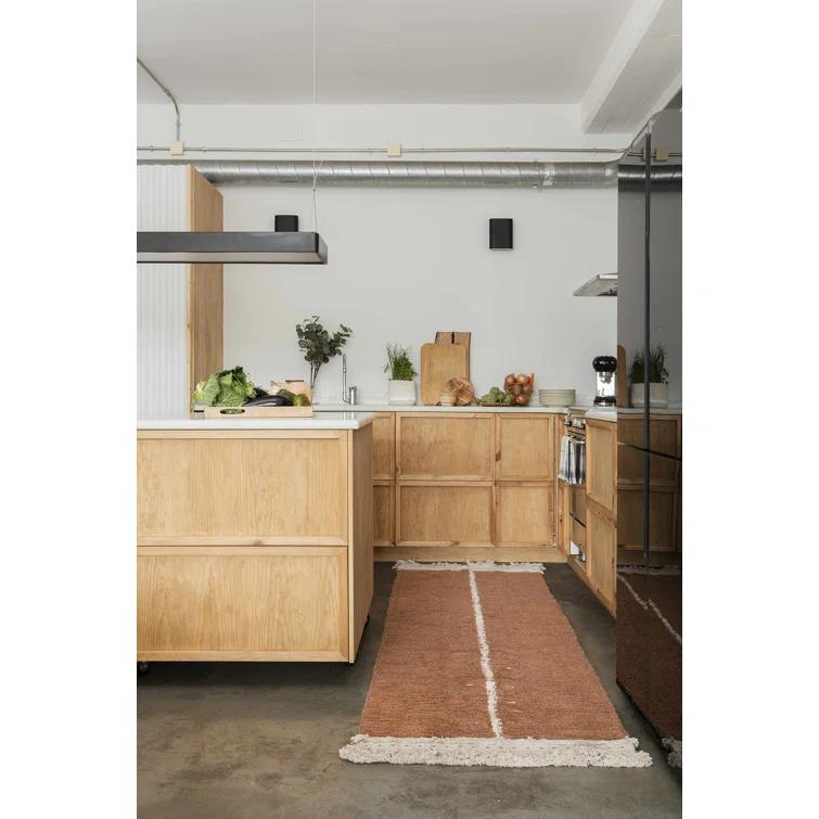 Duetto Reversible Washable Rug by Lorena Canals - Brown / 2' 7" x 7' 6"