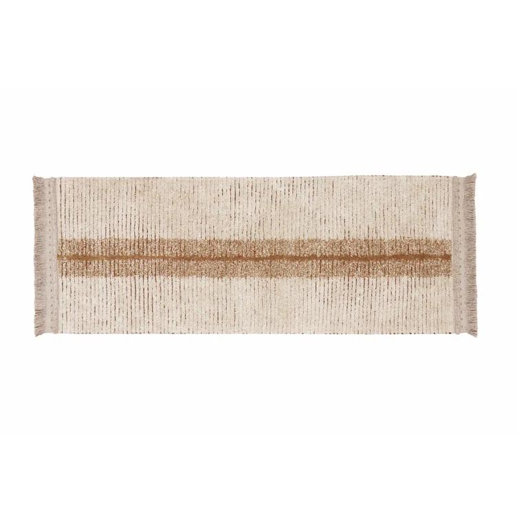 Duetto Reversible Washable Rug by Lorena Canals - Brown / 2' 7" x 7' 6"