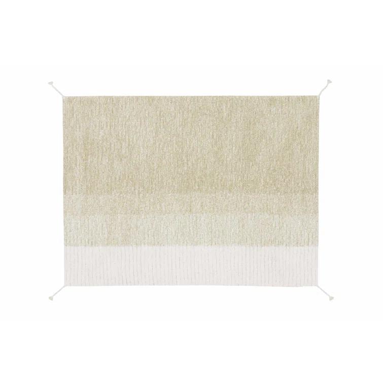Gelato Green Handmade Wool Reversible Rectangular Rug 2'7" x 7'6"