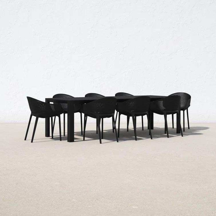 Farrah 102'' Rectangular 8 - Person Outdoor Dining Set