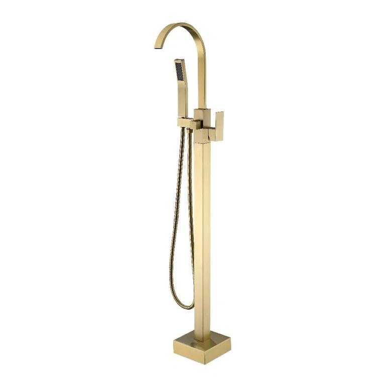 Floor Tub Spout with Diverter