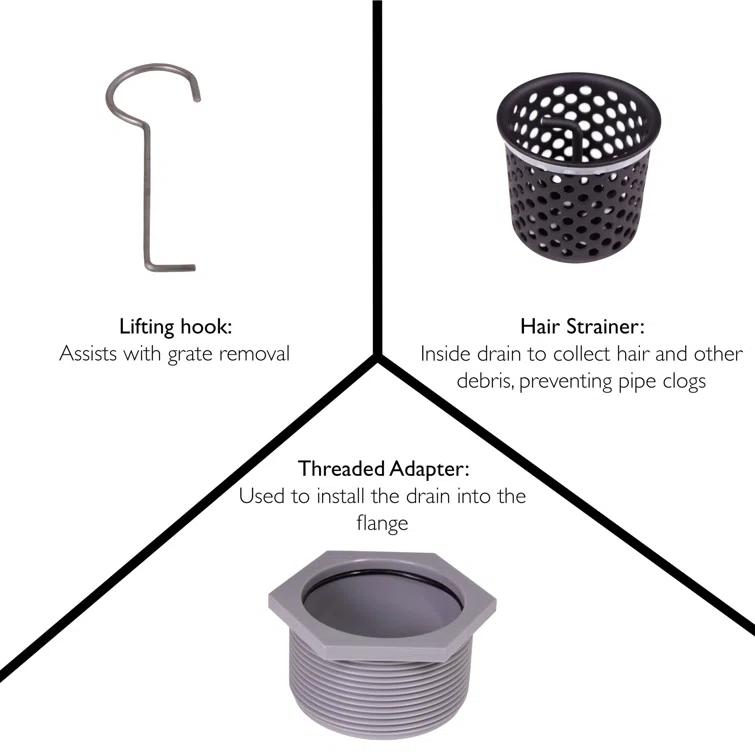 Design House Grid Shower Drain 542852-MB