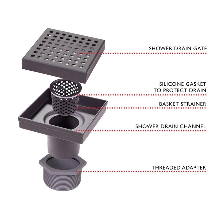 Design House Grid Shower Drain 542852-MB